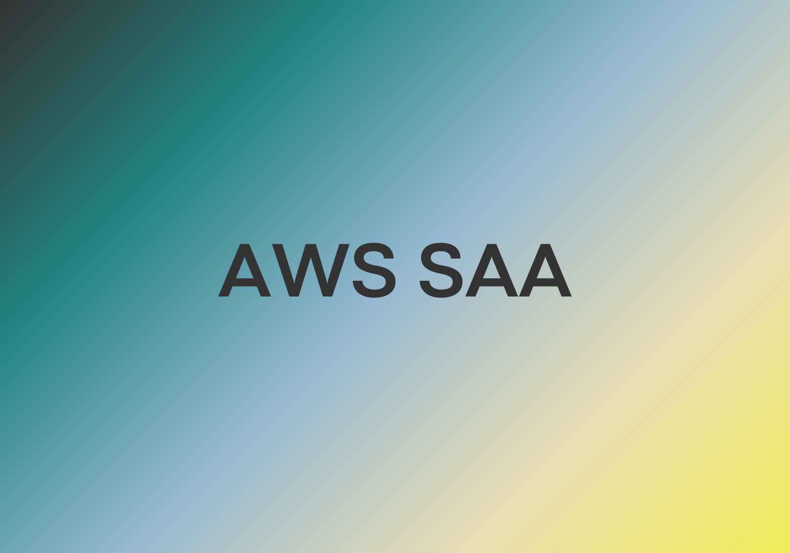 AWS SAA