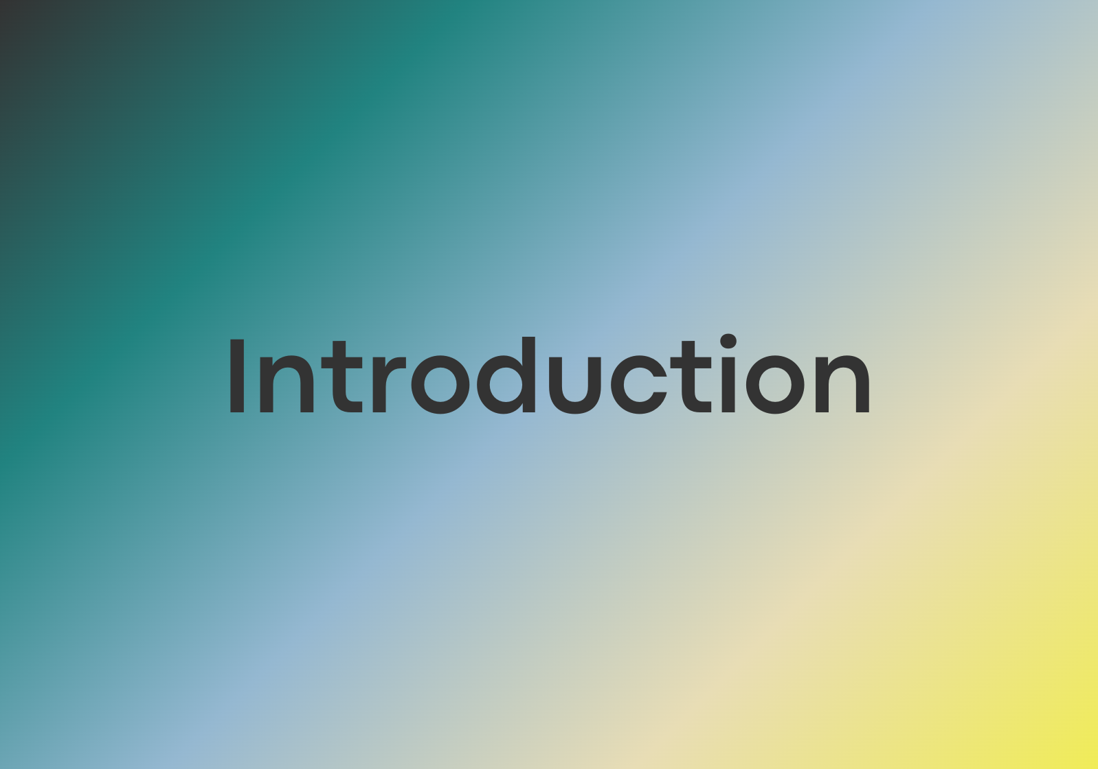 Introduction